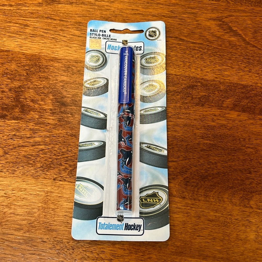 NHL | Vancouver Canucks hockey ball point pen